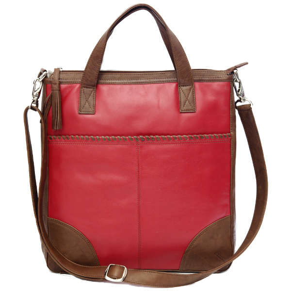 ILI Whipstitch Leather Bag
